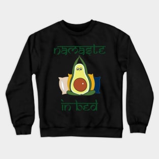 Avocado Namaste In Bed Crewneck Sweatshirt